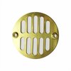 Thrifco Plumbing Polished Brass  Shower Drain Grill 4402202